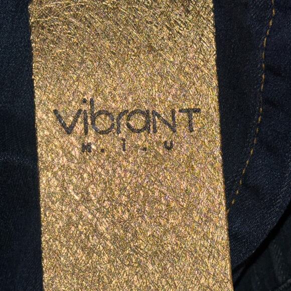 NWT Vibrant M.I.U Women's Dark Blue Skinny Jeans 25 Y2K - Picture 5 of 10
